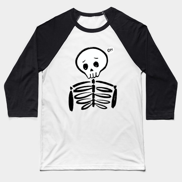 Sad ghost club oh Baseball T-Shirt by eternalshadeart